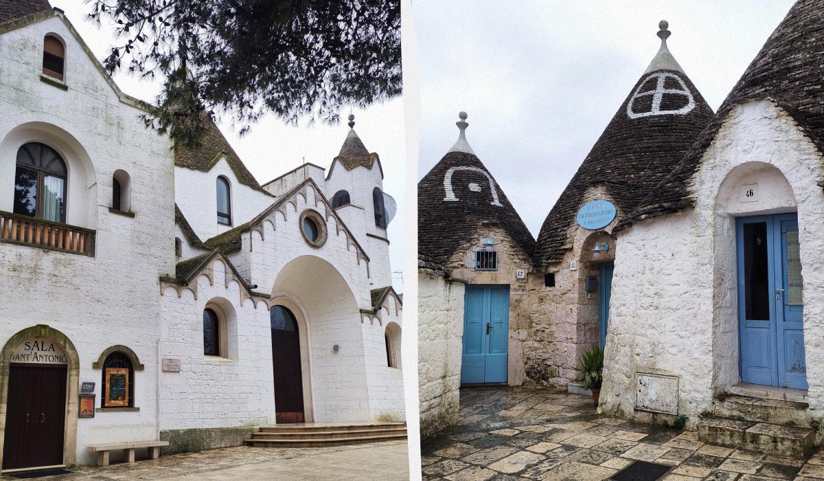 Альберобелло: подорож в білосніжне серце італійської Апулії 38 Ось в таких будівлях туристи можуть заночувати в Альберобелло / колаж D.UA, фото Марина Григоренко