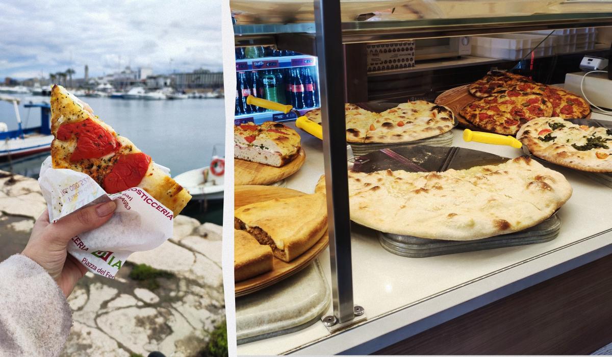 Барі: затишна приморська перлина на півдні Італії, в яку неможливо не закохатися 9 Різні варіанти фокаччі в Барі / колаж D.UA, фото Марина Григоренко