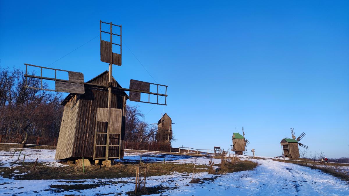 Знамениті млини у Пирогово / фото Марина Григоренко
