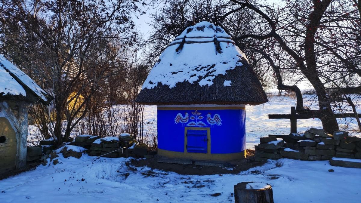 Це варто встигнути побачити: засніжений музей Пирогово у Києві (фоторепортаж, відео)
