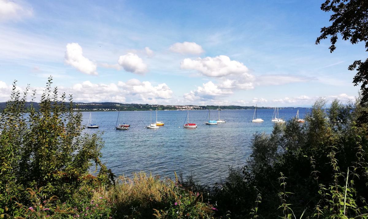 Констанц: німецьке місто з дивакуватими скульптурами на неосяжному Боденському озері 1 Боденське озеро вражає розмірами / фото Марина Григоренко