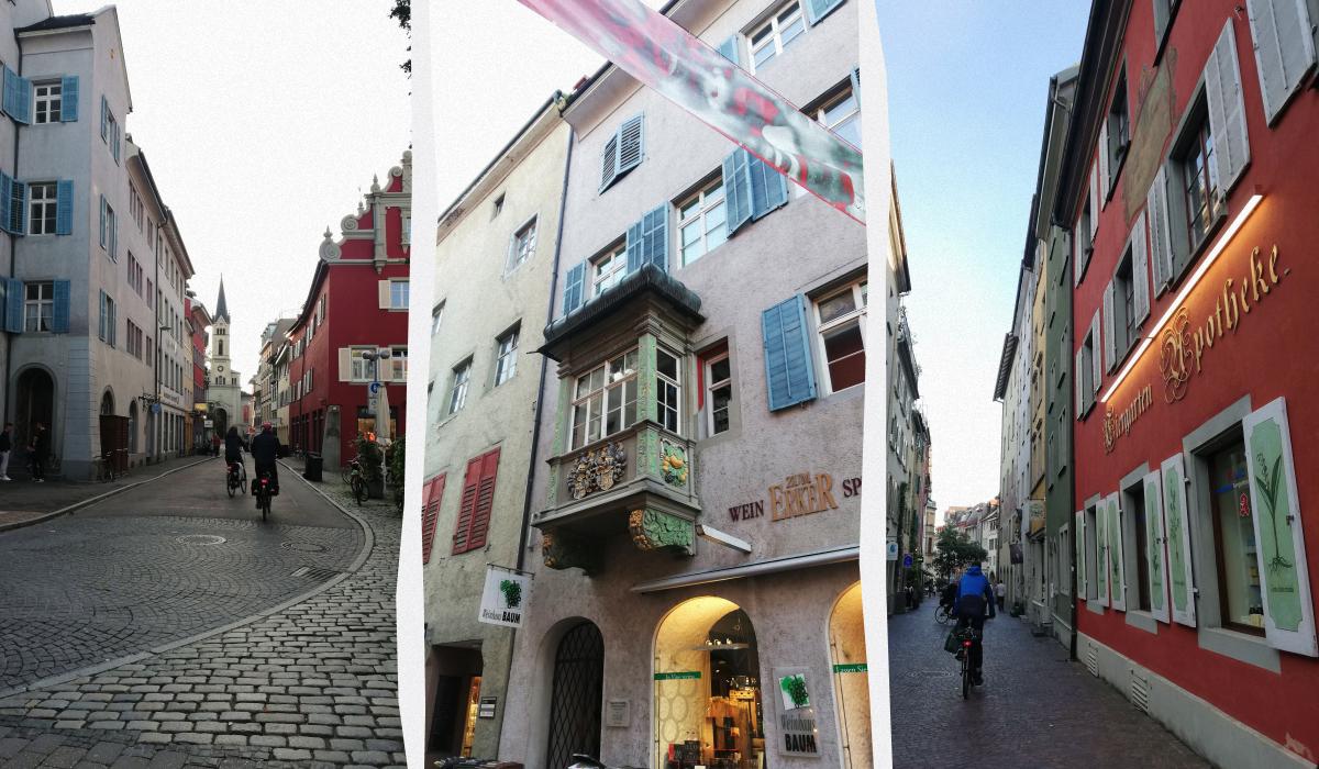 Констанц: німецьке місто з дивакуватими скульптурами на неосяжному Боденському озері 23 Ще трохи вуличок Констанца / колаж D.UA, фото Марина Григоренко