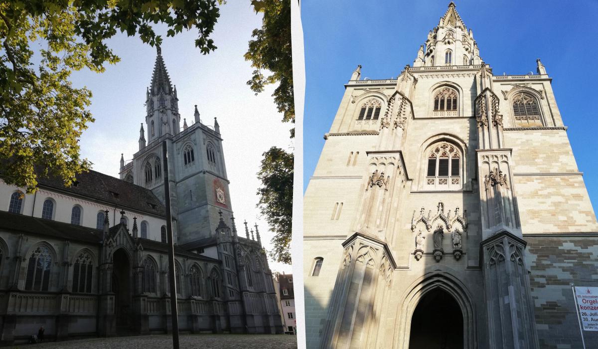Констанц: німецьке місто з дивакуватими скульптурами на неосяжному Боденському озері 14 Кафедральний собор в Констанці / колаж D.UA, фото Марина Григоренко
