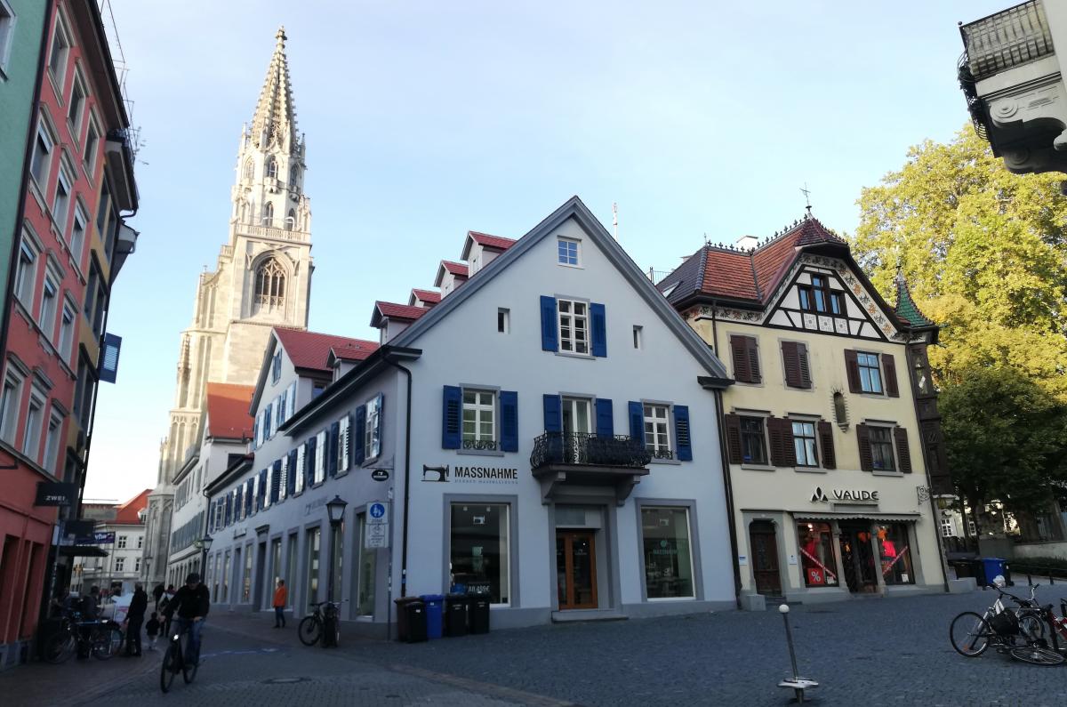 Констанц: німецьке місто з дивакуватими скульптурами на неосяжному Боденському озері 15 Історичний центр Констанца / фото Марина Григоренко