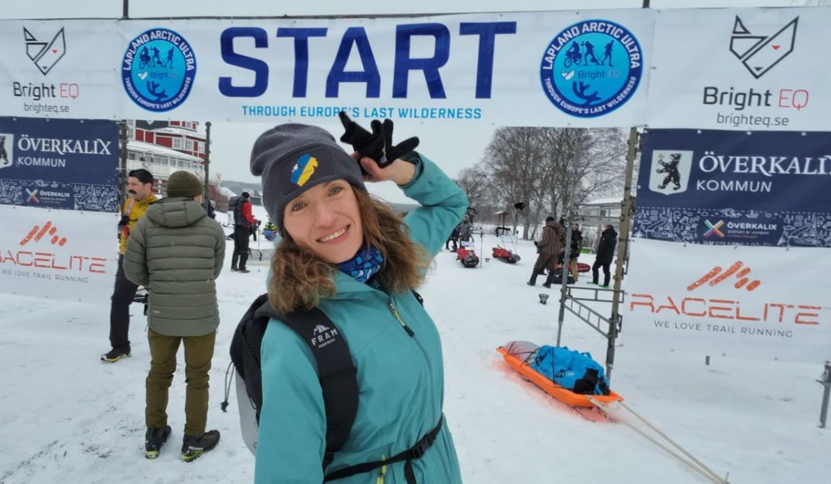 Любов Бойко взяла участь у перегонах Lapland Arctic Ultra / фото Facebook-сторінка Любові Бойко