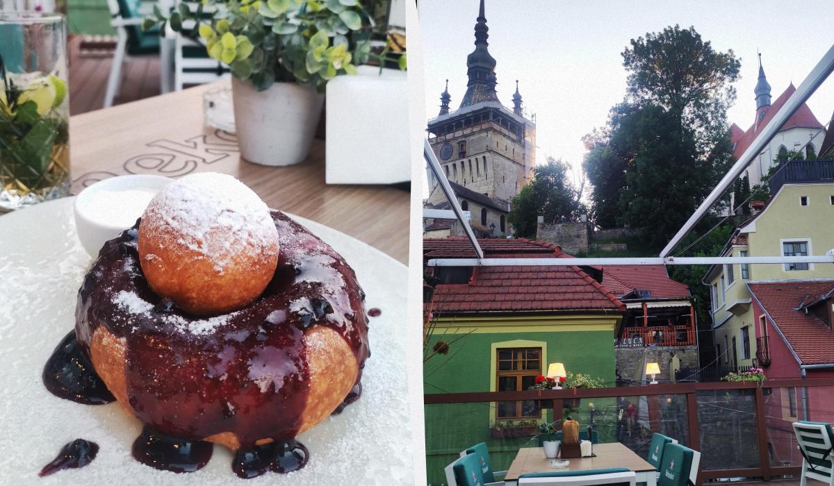 Сігішоара: найінстаграмніше місто Румунії та справжня батьківщина Дракули 24 Vintage Lounge в Сігішоарі / колаж D.UA, фото Марина Григоренко