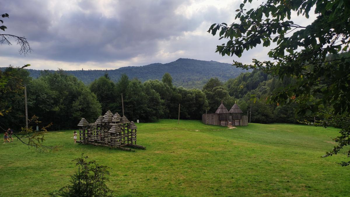 На цій галявині проводяться історичні фестивалі / фото Марина Григоренко