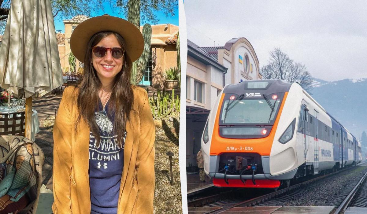 Дівчина влаштувала невелике турне Європою, але припустилася помилки / колаж D.UA, фото прес-служба "Укрзалізниці", instagram.com/joeyraehadden