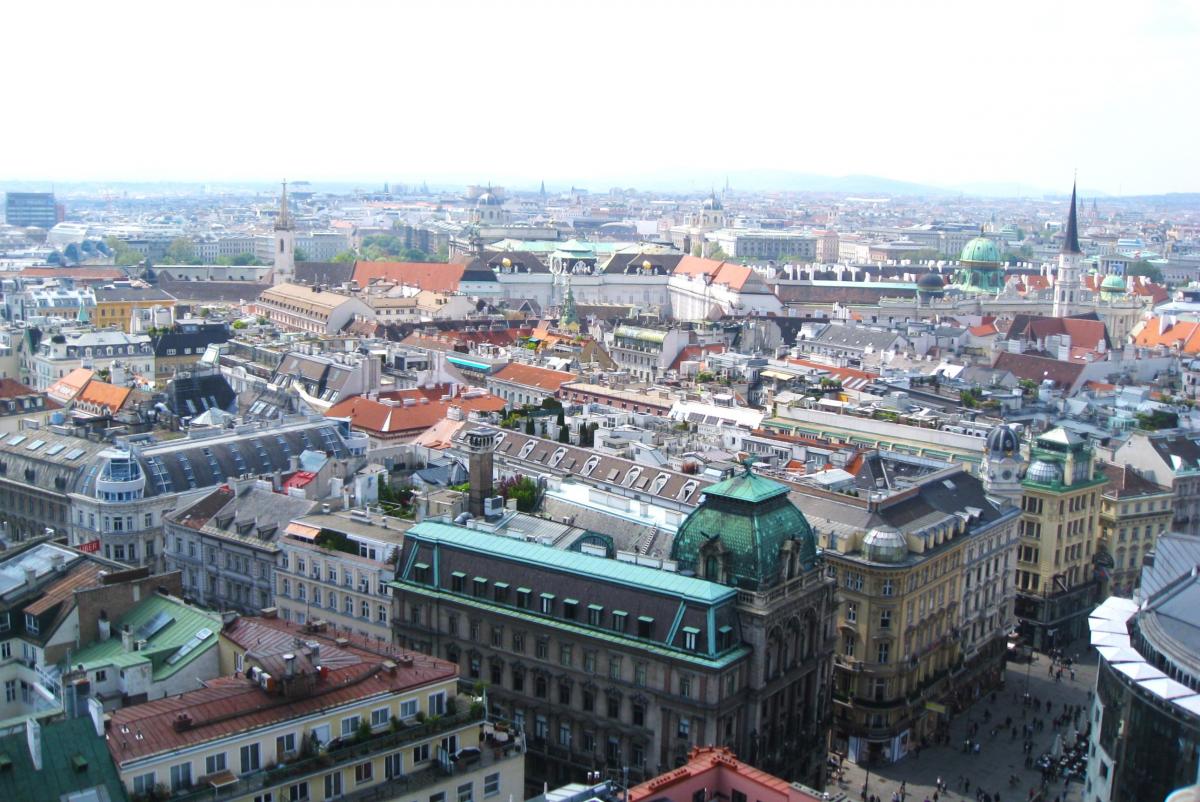Вікенд у Відні: як відчути справжню атмосферу австрійської столиці 5 Краєвиди з вежі Собора Святого Стефана / фото Марина Григоренко