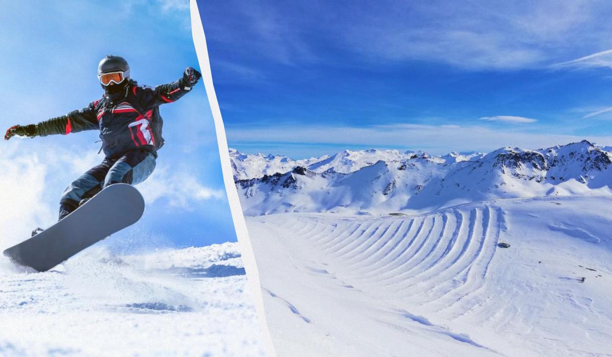 У Європі найкращі траси для сноубордистів варто шукати у Франції / колаж D.UA, фото ua.depositphotos.com, Марина Григоренко