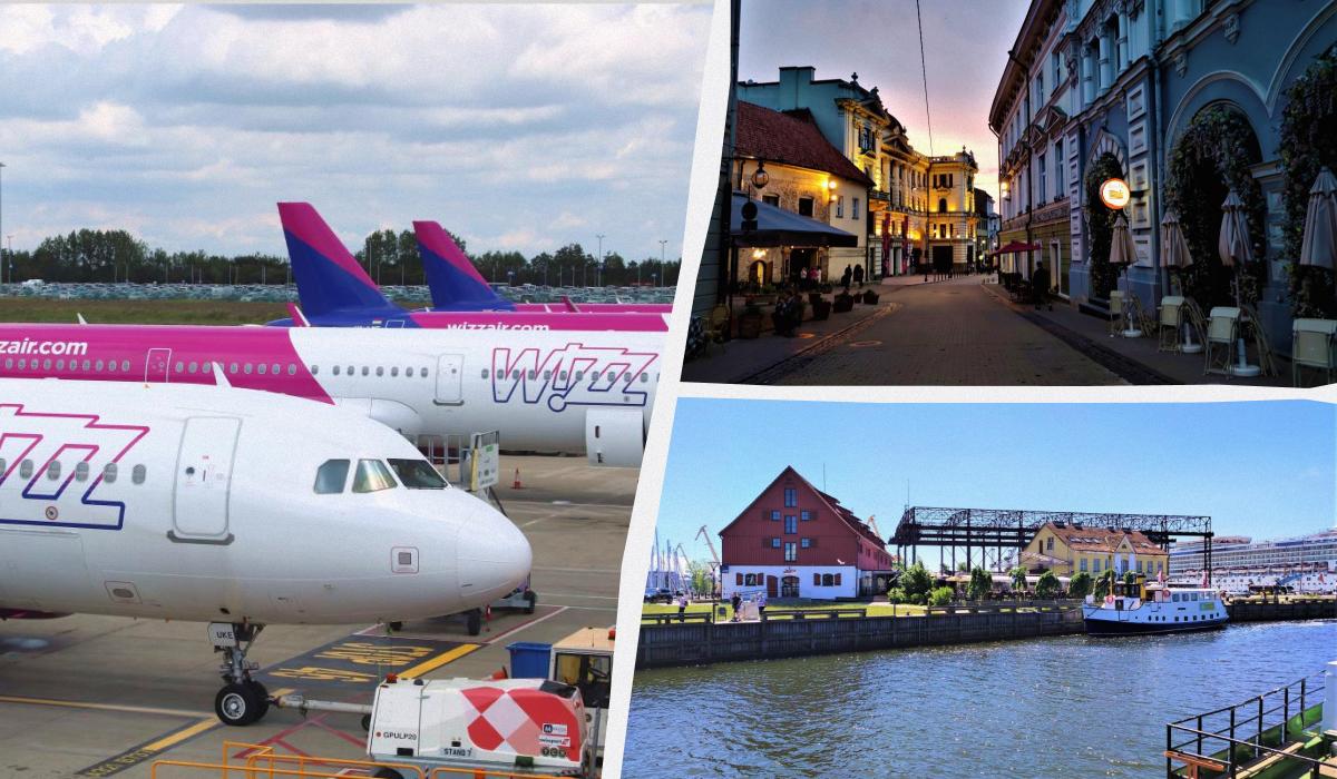 Wizz Air розширює присутність у Литві 1 Wizz Air запускає більше рейсів у литовські Вільнюс і Клайпеду / колаж D.UA, фото ua.depositphotos.com, Марина Григоренко