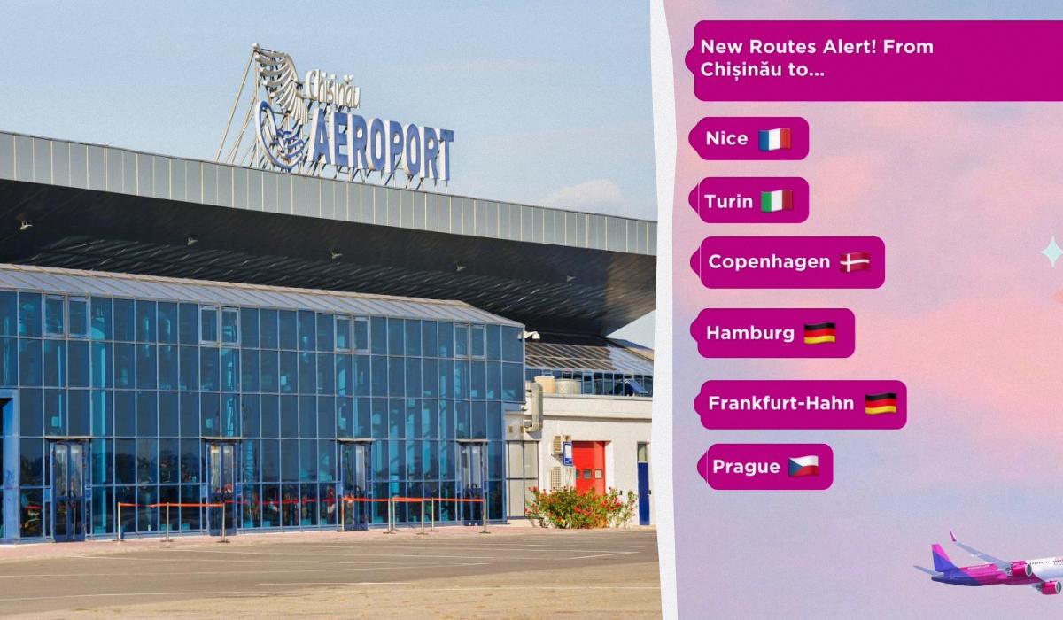 Wizz Air запускає ще шість нових маршрутів з Кишинева 1 Wizz Air запускає нові рейси з Кишинева / колаж D.UA, фото ua.depositphotos.com, instagram.com/wizzair