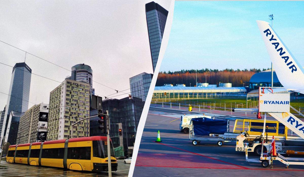 Другий аеропорт Варшави з'єднають зі столицею залізницею 1