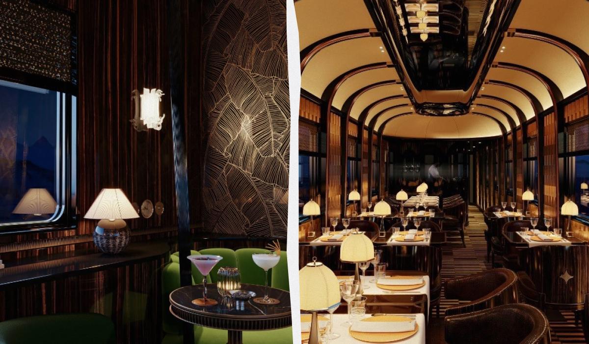 Легендарний "Східний експрес" повертається: який вигляд матиме розкішний поїзд (фото) 2 Всередині оновленого "Східного експреса" / колаж D.UA, фото orient-express.com