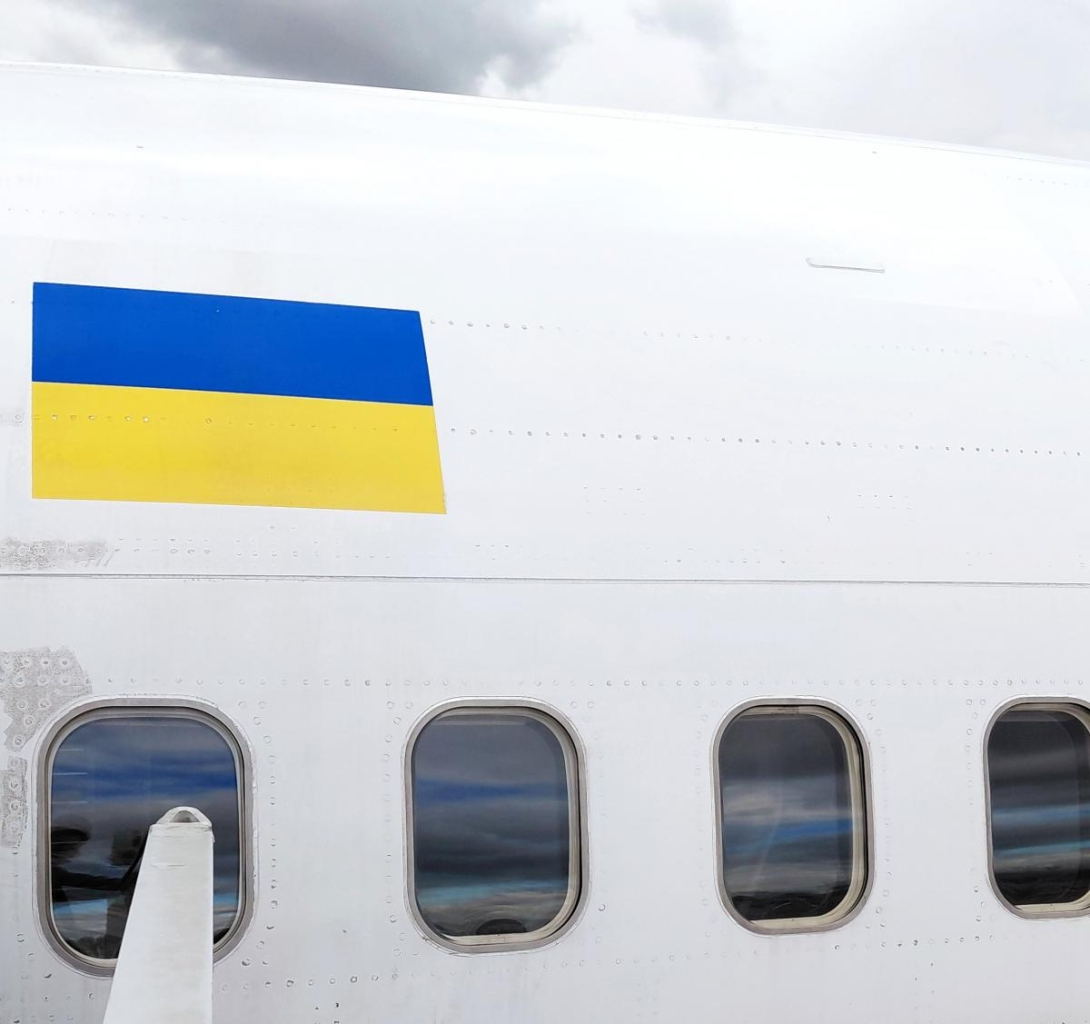 В аеропорті Кишинева приємно бачити українські літаки / фото Марина Григоренко