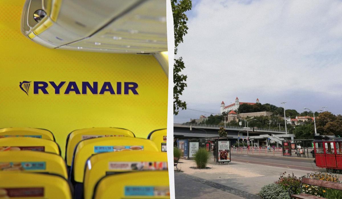 Ryanair додає 10 нових маршрутів із Братислави / колаж D.UA, фото ua.depositphotos.com, Марина Григоренко