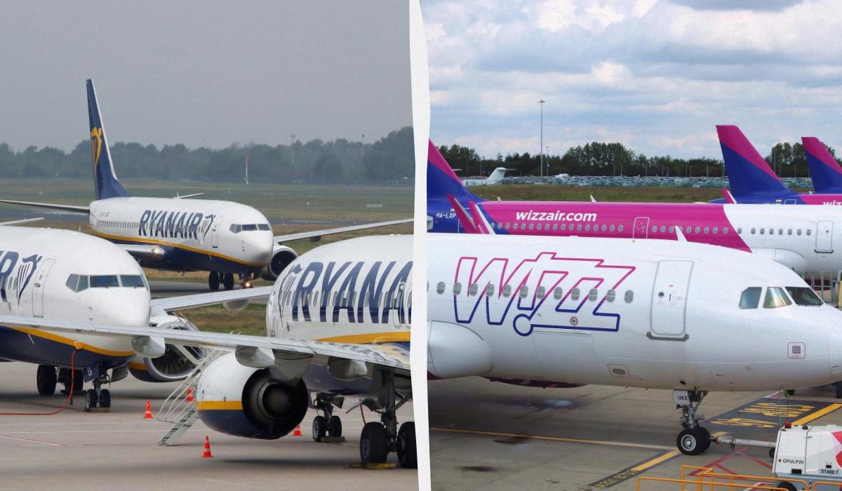 Ryanair скасовує всі рейси на Азори, а Wizz Air додає нові маршрути з Польщі 1 Ryanair і Wizz Air оновлюють польотні програми на 2026 рік / колаж D.UA, фото REUTERS, ua.depositphotos.com
