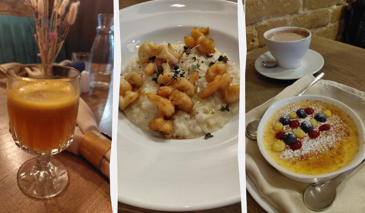 Обід в "Домі Трибеля" / колаж D.UA, фото Марина Григоренко