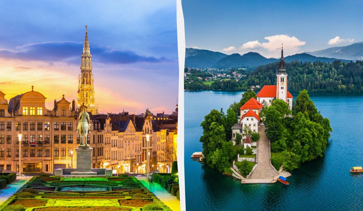 Від Брюсселя до Словенії - найкращі місця для відвідування у 2026 році / колаж D.UA, фото ua.depositphotos.com