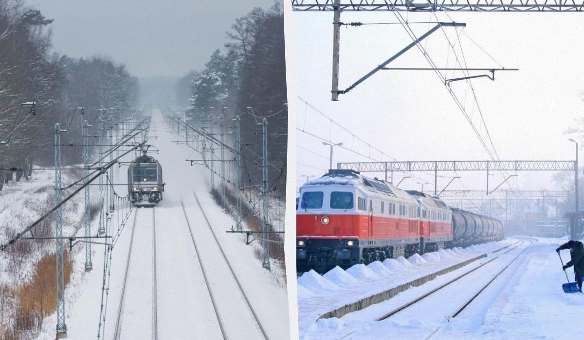 Через снігопади та аварію на залізниці в Польщі ускладнено рух поїздів