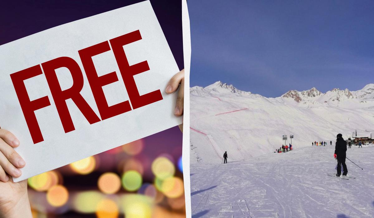 Курорт Сен-Коломбан-де-Вільяр скасовує плату на скі-паси / колаж D.UA, фото ua.depositphotos.com, Марина Григоренко
