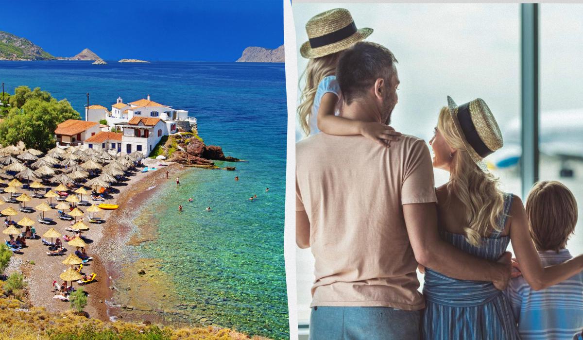 Грецькій острів Гідра чудово підходить для дітей / колаж D.UA, фото ua.depositphotos.com