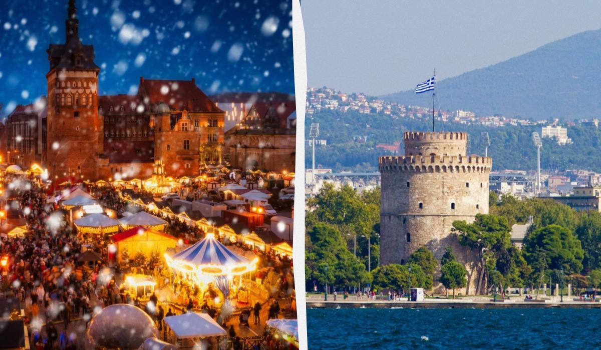 Красиві Гданськ і Салоніки радують туристів приємними цінами / колаж D.UA, фото ua.depositphotos.com