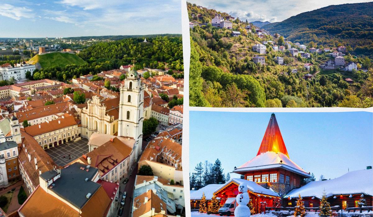 Литва, Північна Македонія та Фінляндія стрімко приваблюють туристів / колаж D.UA, фото ua.depositphotos.com