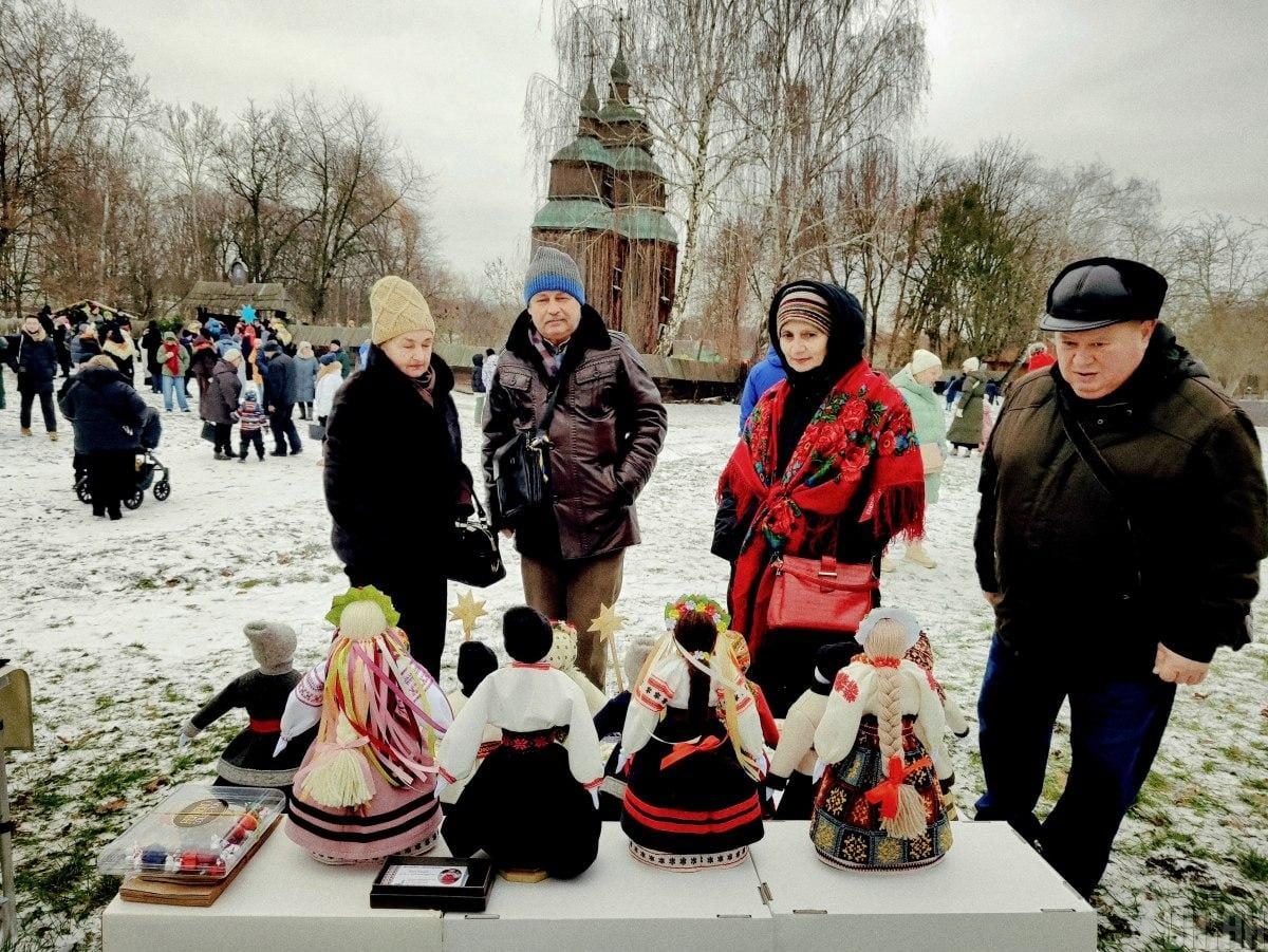 Різдво в Пирогові: у Києві відтворили автентичні українські обряди (фото)