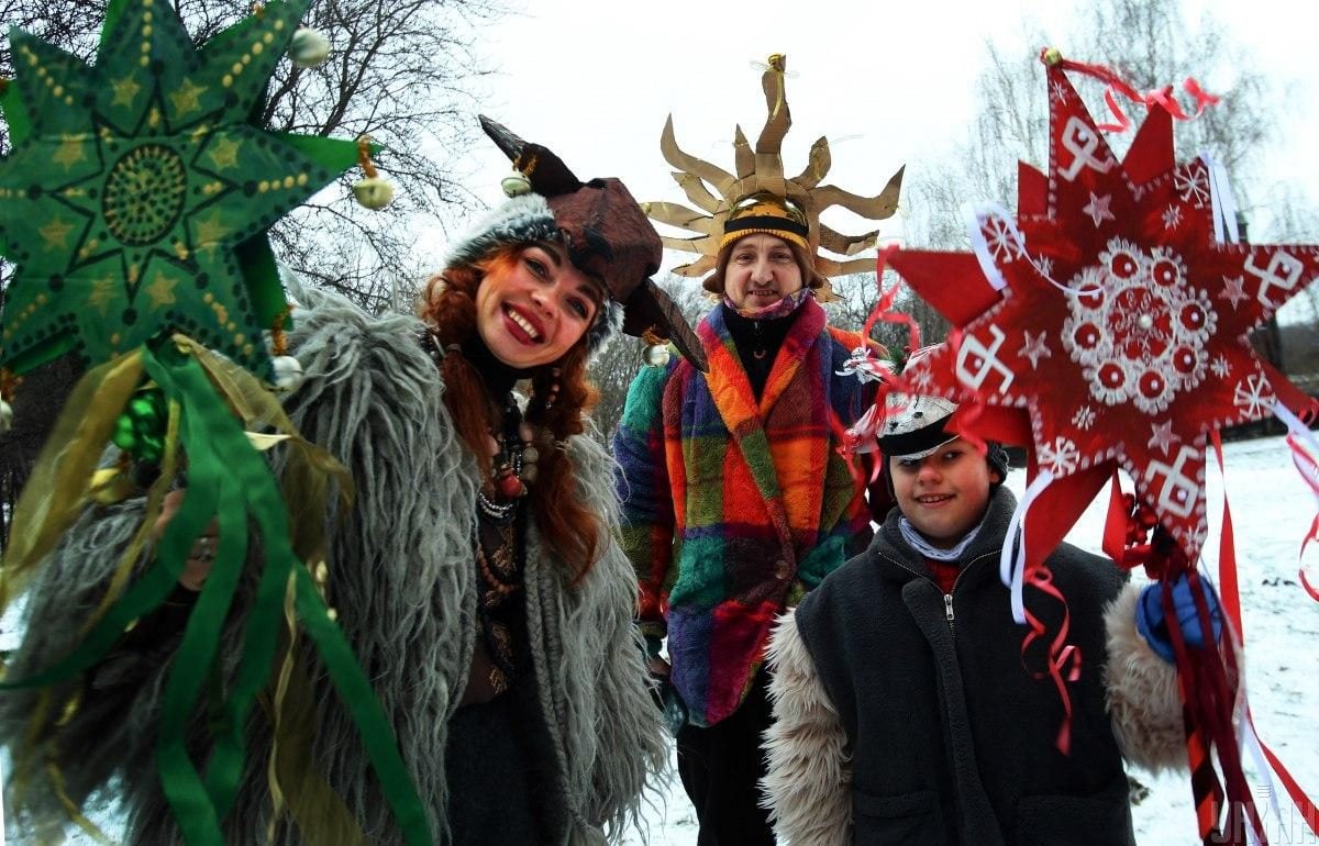 Різдво в Пирогові: у Києві відтворили автентичні українські обряди (фото)
