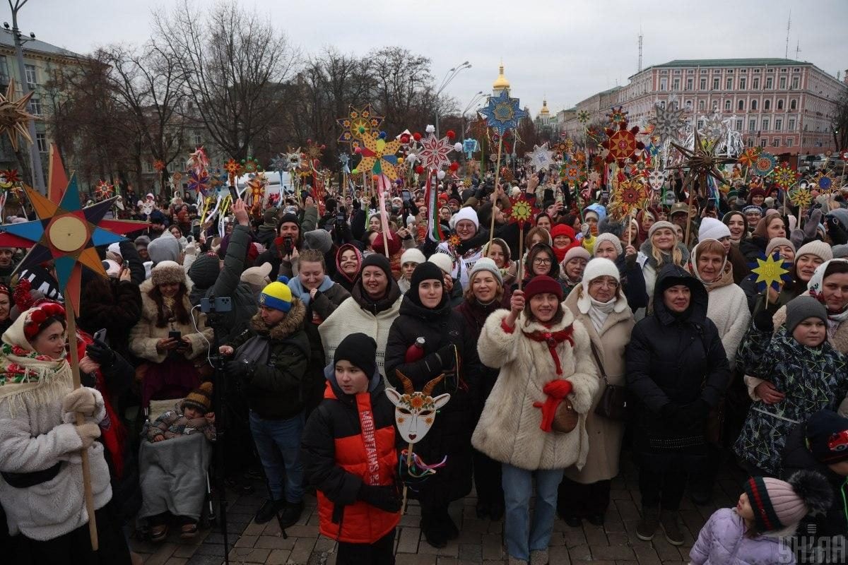 У Києві пройшла Різдвяна хода, присвячена захисникам України (фото)