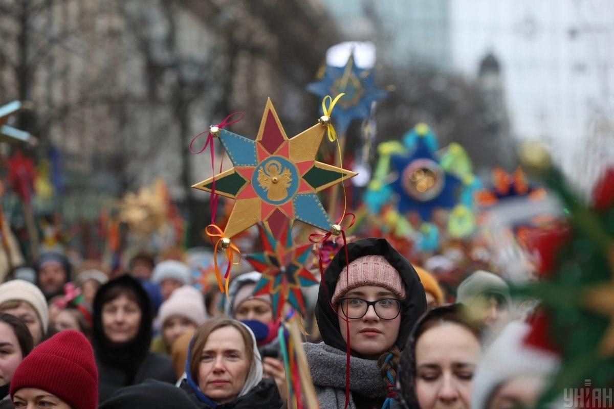 У Києві пройшла Різдвяна хода, присвячена захисникам України (фото)