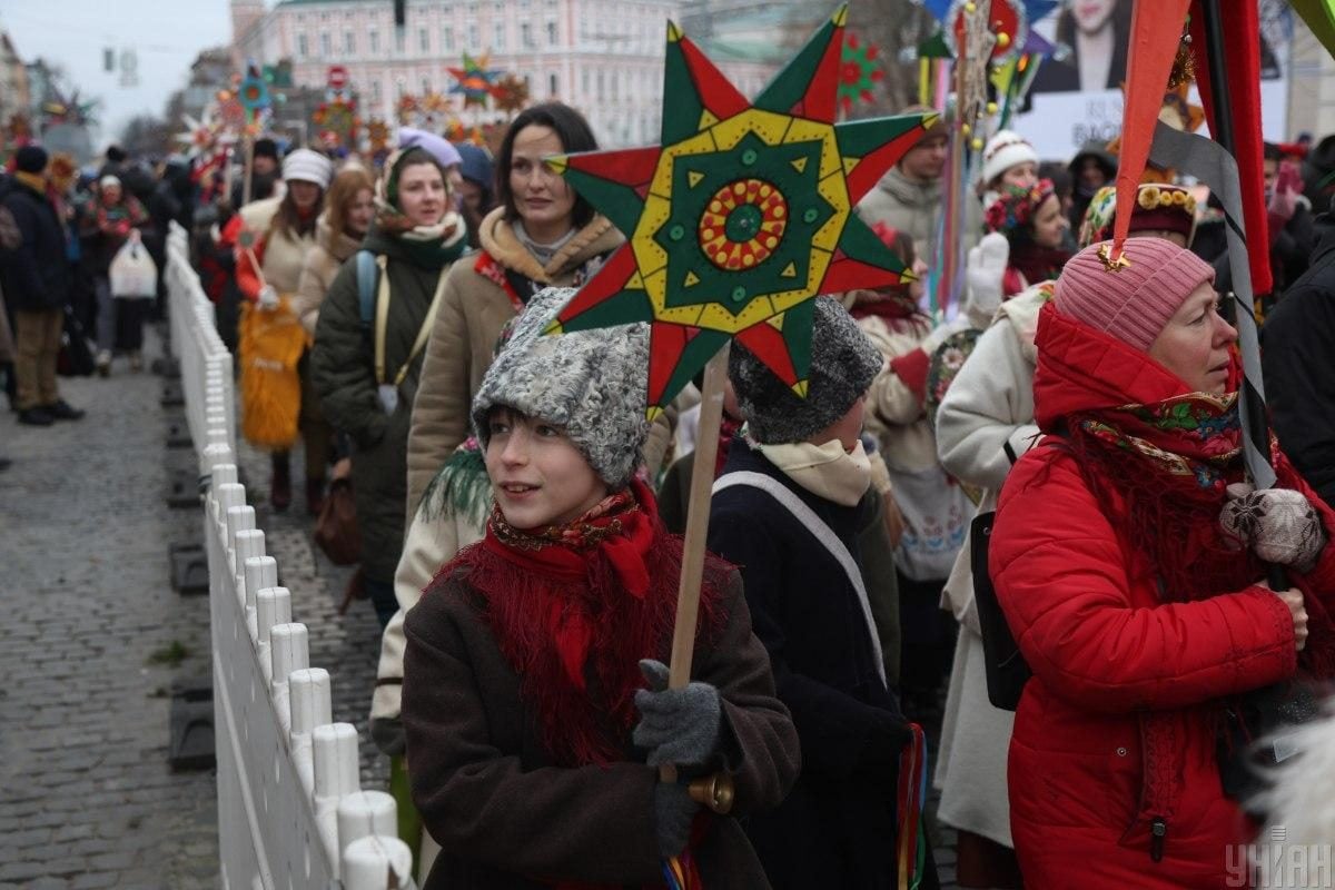 У Києві пройшла Різдвяна хода, присвячена захисникам України (фото)