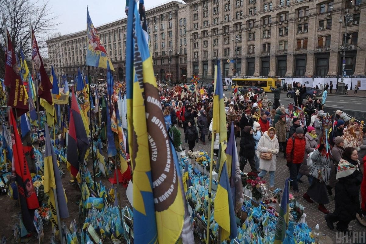 У Києві пройшла Різдвяна хода, присвячена захисникам України (фото)