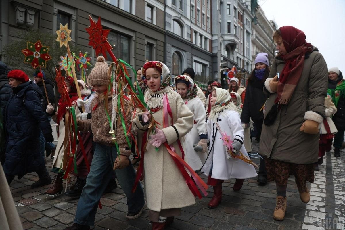 У Києві пройшла Різдвяна хода, присвячена захисникам України (фото)