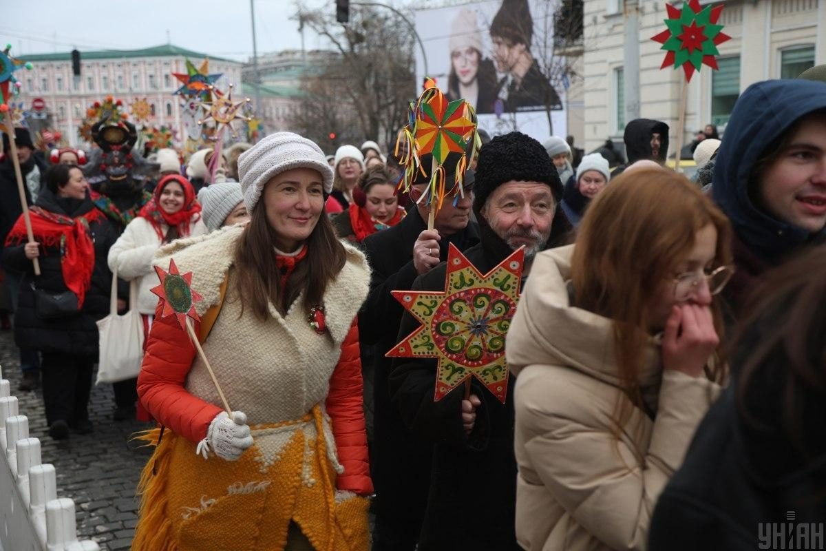 У Києві пройшла Різдвяна хода, присвячена захисникам України (фото)