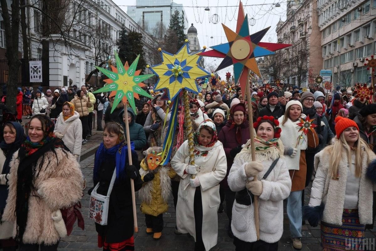 У Києві пройшла Різдвяна хода, присвячена захисникам України (фото)