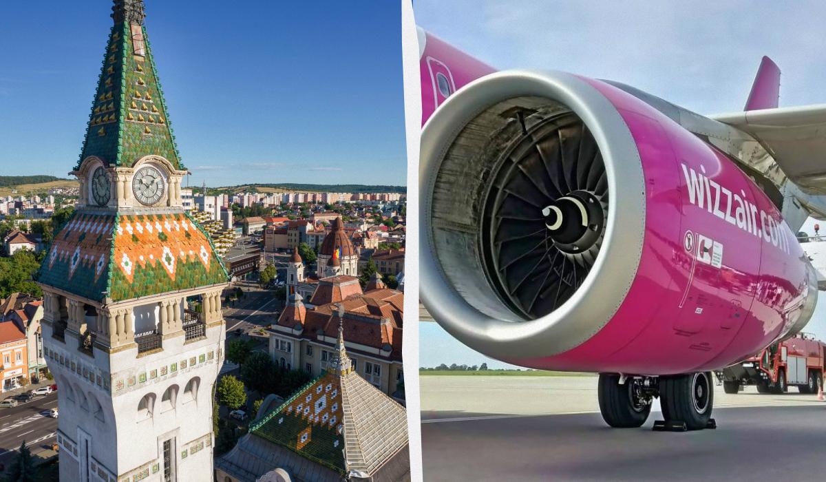 Wizz Air запускає нові рейси з аеропорту Тиргу-Муреш / колаж D.UA, фото ua.depositphotos.com