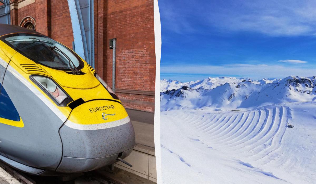 З Лондона до Альп запускають зручний поїзд / колаж D.UA, фото ua.depositphotos.com, Марина Григоренко