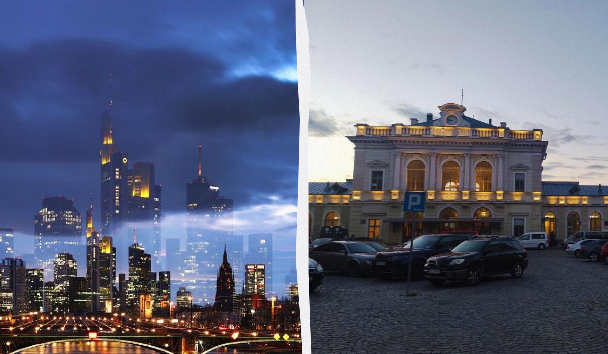 Із Франкфурта до Перемишля ходитиме прямий поїзд / колаж D.UA, фото ua.depositphotos.com, Марина Григоренко