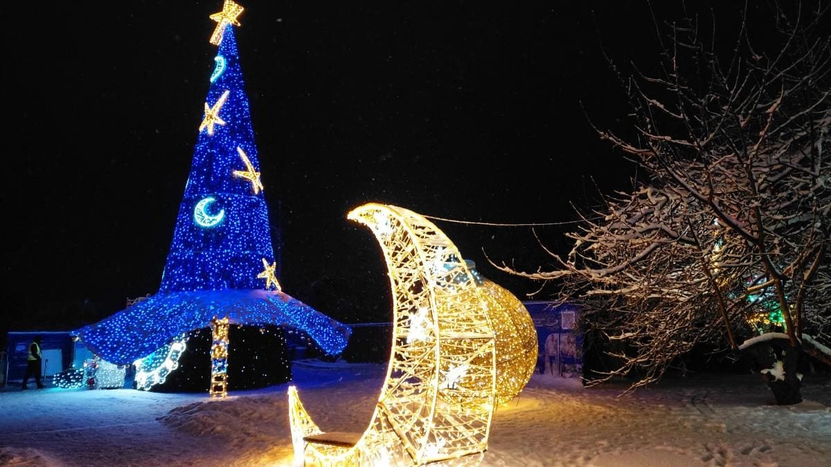 Магія світла: парк вогнів на ВДНГ під снігом засяяв по-новому (фоторепортаж, відео)