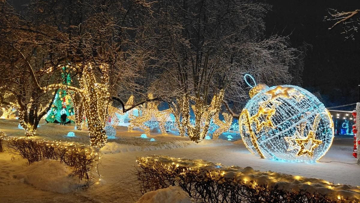 Магія світла: парк вогнів на ВДНГ під снігом засяяв по-новому (фоторепортаж, відео)