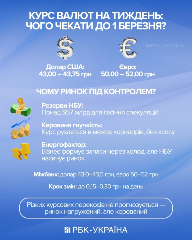 Прогноз курсу долара на лютий: стабільність без різких коливань до березня від Тараса Лєсового. 2