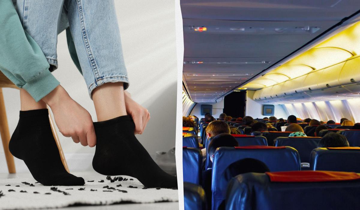 Буде хаос: досвідчений бортпровідник попередив про небезпеку чорних шкарпеток в літаку